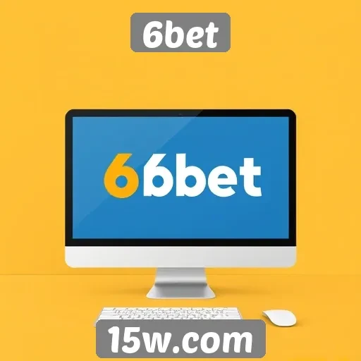 Interface do site 6bet é amigável e intuitiva