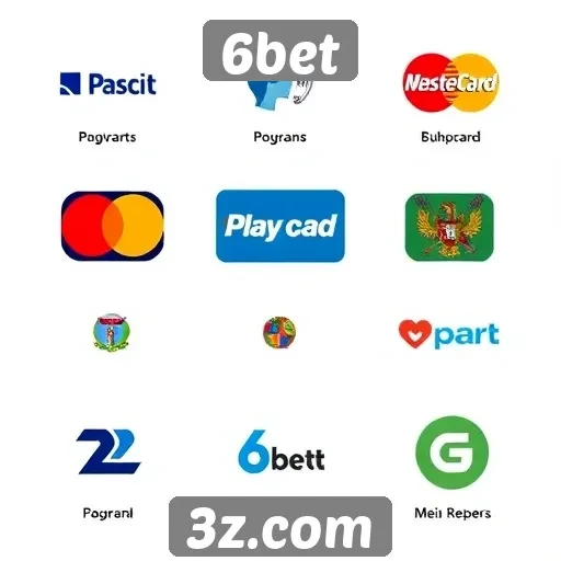 Métodos de pagamento aceitos no 6bet